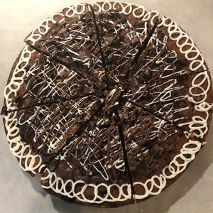 Cookies and cream Brownie pizza | Oreo Brownie pie | Brownie birthday pizza | birthday cake pizza