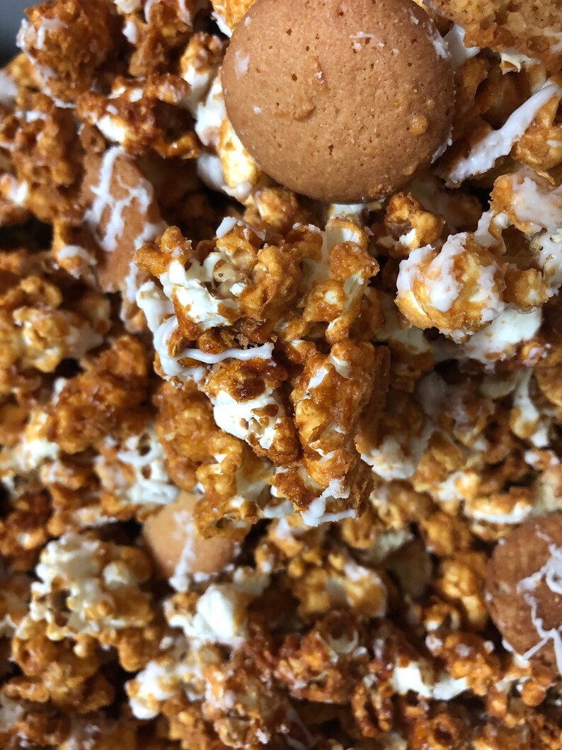 Banana Pudding Baked Popcorn Baked popcorn Etsy
