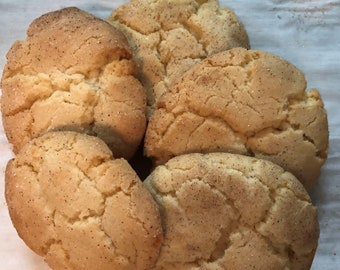 Snicker-doodle cookies, Dozen snickerdoodle cookies, gourmet snickerdoodle cookies, college cookie care package