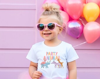 Party Animal Shirt | Zoo Birthday | Zoo Party | 1st Birthday Shirt| Birthday Tee | Cute Girls Gift | Toddler Birthday Shirt | Zoo Animals