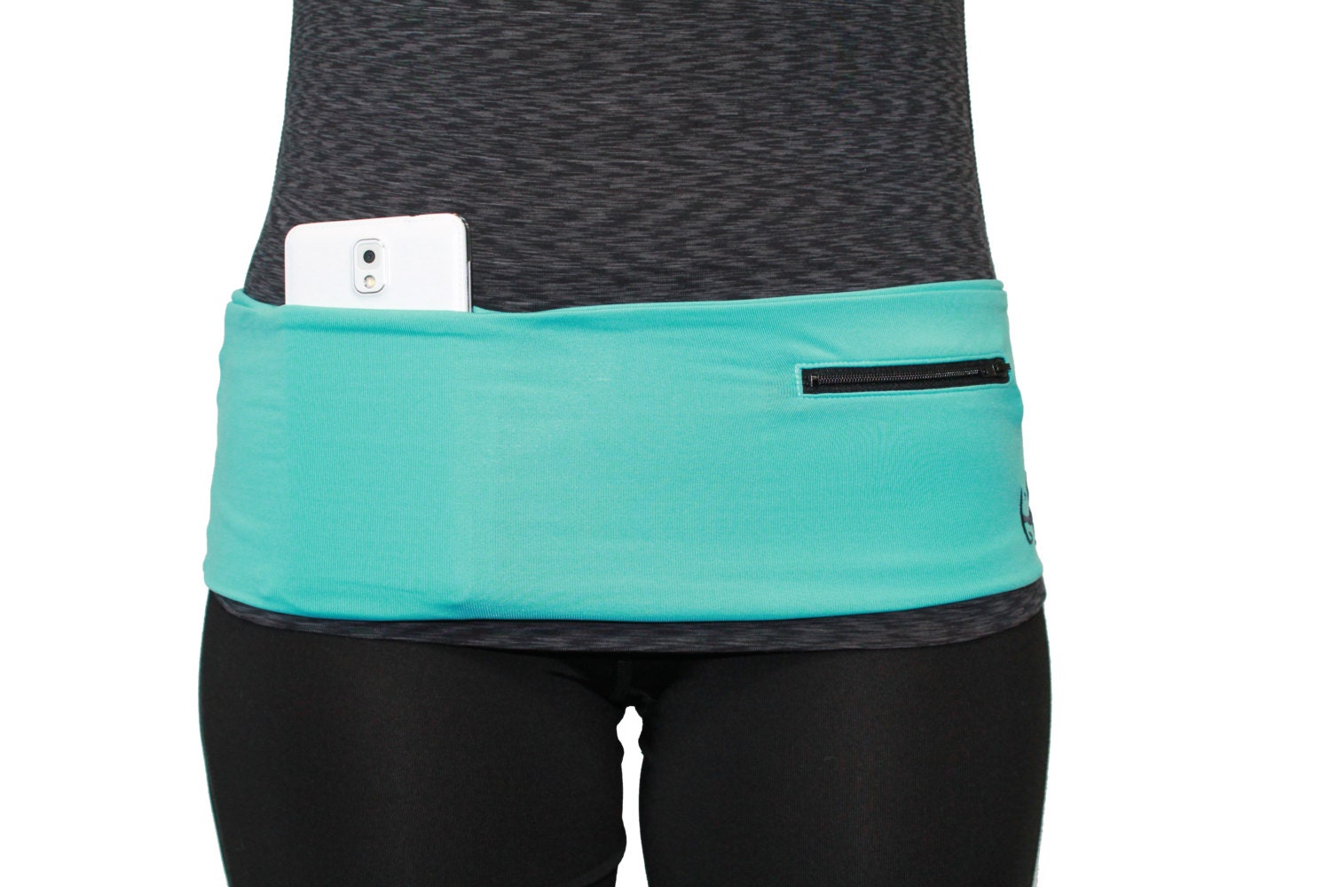 Turq w/ Black Hip Band/ Fanny Pack/ Waist Pack Turquoise Etsy