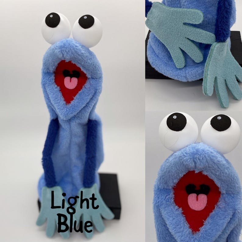 Hand Puppet in a Variety of Colors. Child Sized. Very Soft ...