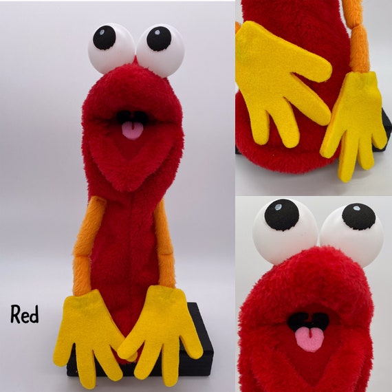 14 Hispanic Girl Glove Puppet w/ Red Skirt