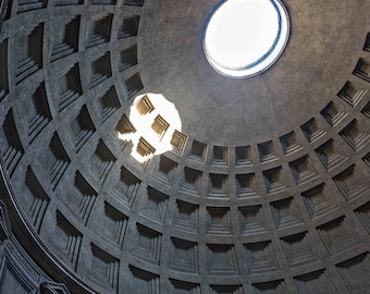 Pantheon Oculus Rome Italy Dome Photography