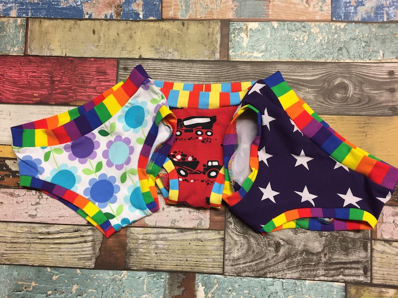 underwear Rainbow pick your size Kids children cotton pants undies comfort Multi pack of Mummy/'s happy pants 5 pairs