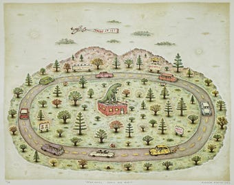 Sökare, om och om igen - Litografiskt tryck i begränsad upplaga