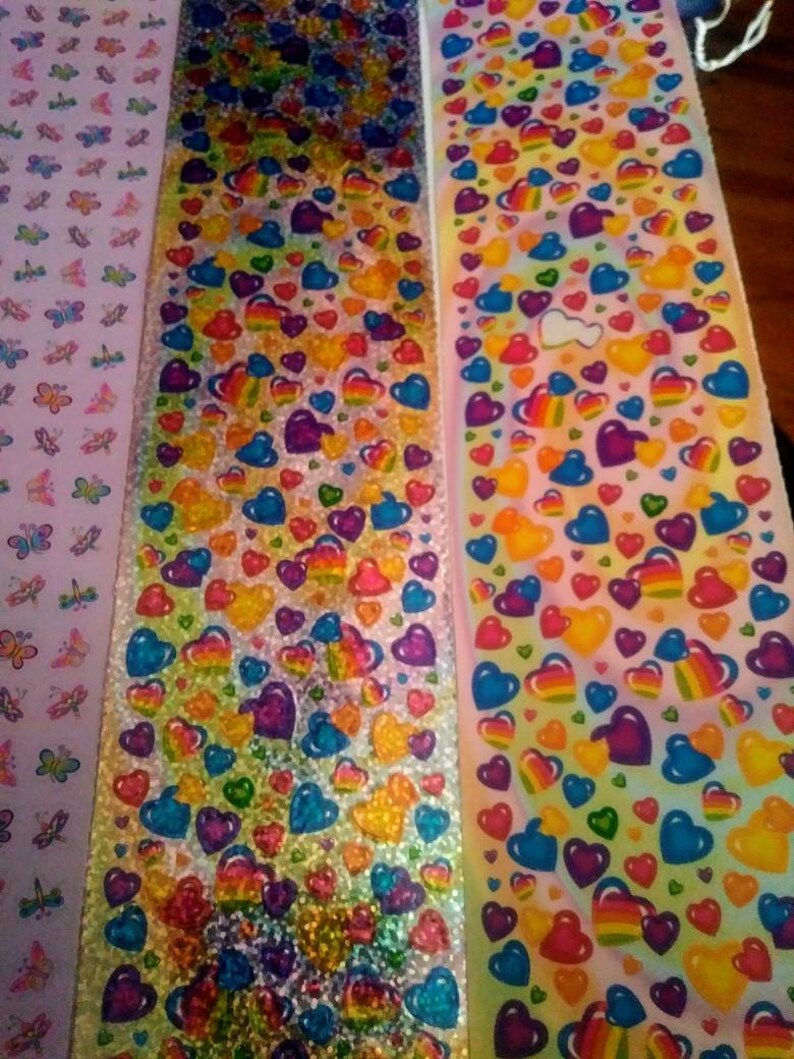 Lisa Frank Sticker Strips Holiday Character Zodiac Letter Etsy