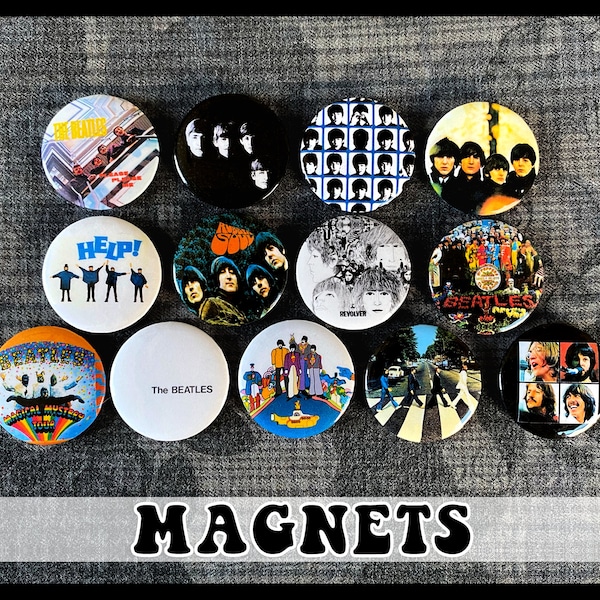 The Beatles (Albums) Magnets (1.25") ~ 13-pack