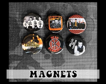 Dead Kennedys Magnets (1.25") ~ 6-pack