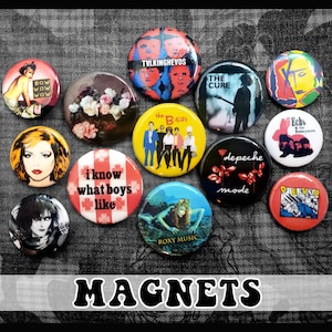 Post-punk/Alternative New Wave Magnets ~ 13-pack