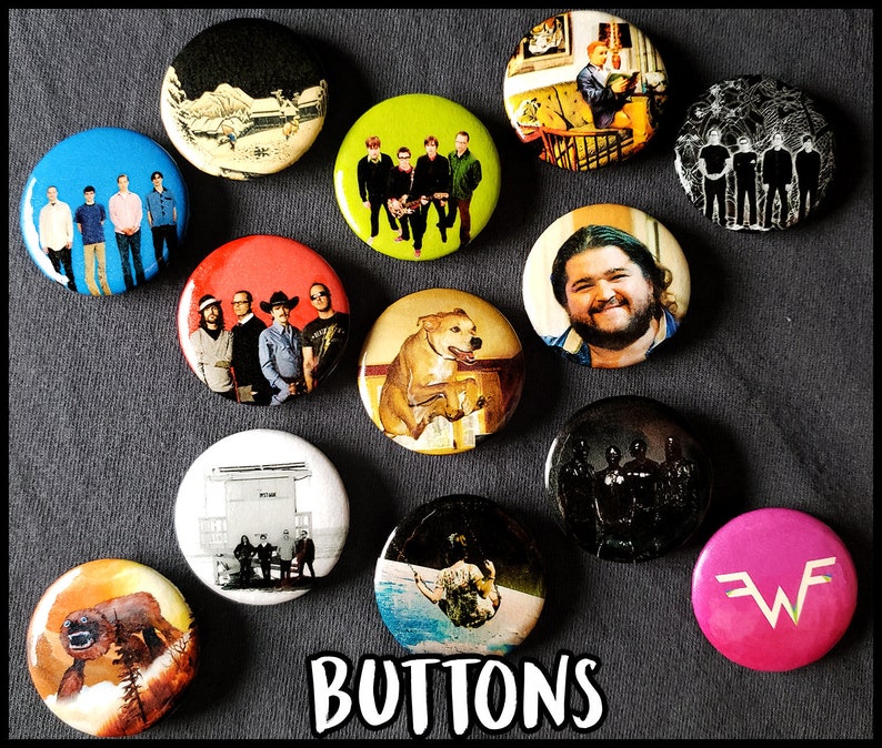 1.25/" Twin Peaks pin back button set of 6