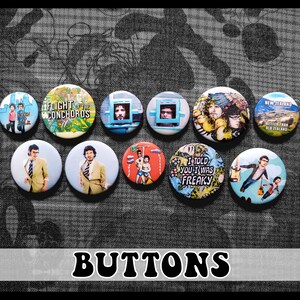 Flight of the Conchords Pin-back Buttons ~ 11-pack