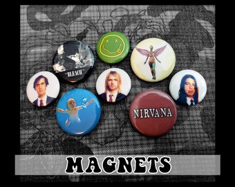 Nirvana Magnets ~ 8-pack