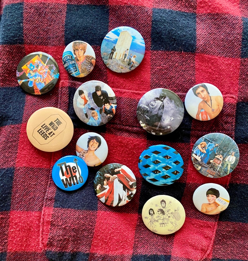 The Who Pinback Buttons 14pack Etsy