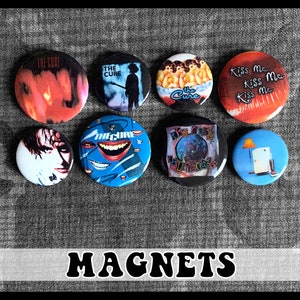 The Cure Magnets ~ 8-pack