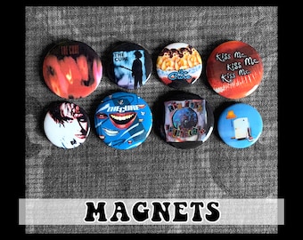 The Cure Magnets ~ 8er-Pack