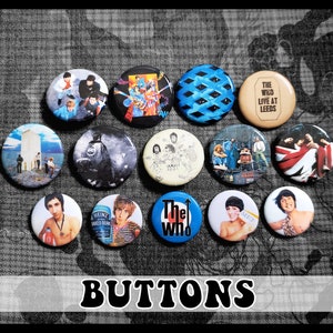 The Who Pin-back Buttons ~ 14-pack