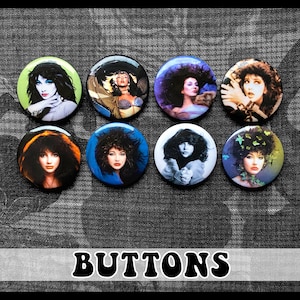 Kate Bush Pin-back Buttons ~ 8-pack
