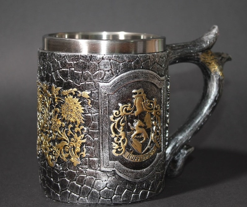Harry Potter Mug Hogwarts Mug Stein Resin Cup Bar Cup Beer Etsy