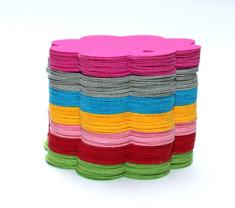 50 Sweet trailer, Paper goods, label for gifts, price tag, pieces, Recycling-Papier, mini notes, hang tags, trailer, Scapbooking, cardstock, bild 3