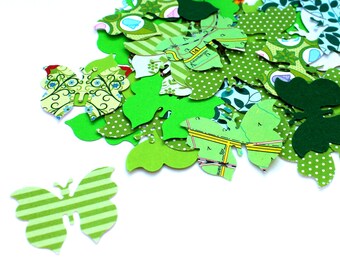 100 Butterfly Confetti, wedding reception, Various Colours, flower girl, Rustic Wedding, Table Décor, green, Scrapbooking, little toppers