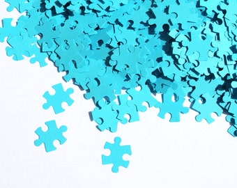 200 Puzzle Confetti / Customized Puzzle/ Various Colours / Rustic Wedding, Table Decor