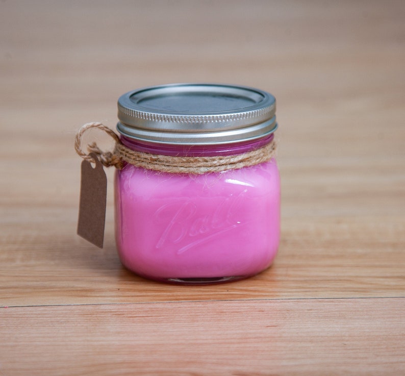 Rose Scented Candle Hand Poured Soy Wax Candles Home Decor