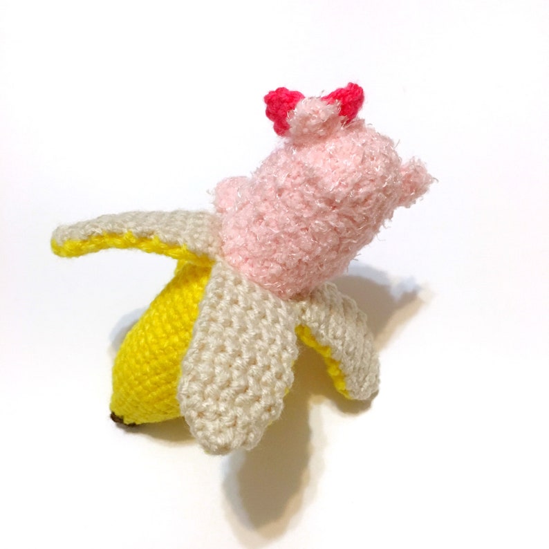 Kawaii Banana Cat Plush Amigurumi Banana Cat Crochet Cat Doll Etsy
