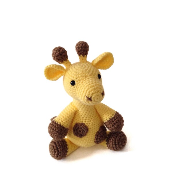 Amigurumi Giraffe Toy Crochet Giraffe Stuffed Animal Toy Giraffe Kids Toy Kawaii Giraffe Plush Baby Shower Birthday Gift Idea