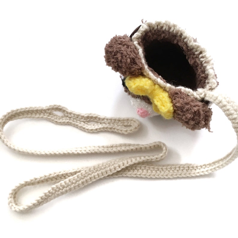 teddy bear crochet bag