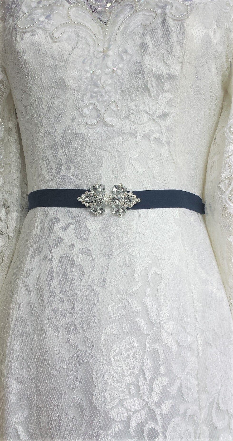 Jovani JVN67050 size 8 Peacock Long A Line Shimmer prom dress V Neck –  Glass Slipper Formals