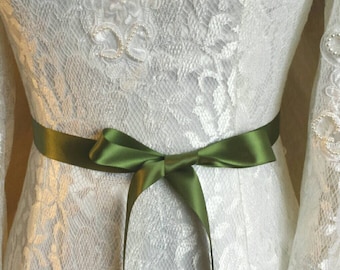Emerald Green Satin Sash Belt, Wide Satin Sash, Wedding Accessories,  Emerald Green Satin Belt, Emerald Green - COLOR & LENGTH Option - Etsy