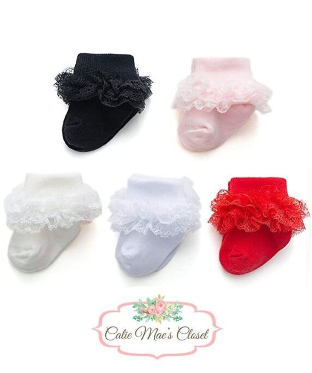 Lace Baby Socks Ruffle Baby Socks Toddler Ruffle Socks Baptism Socks