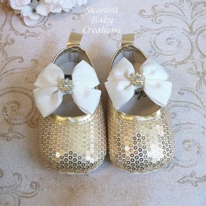 Gold Sequin Shoes Gold Sparkle Shoes Ivory and Gold Shoes - Etsy