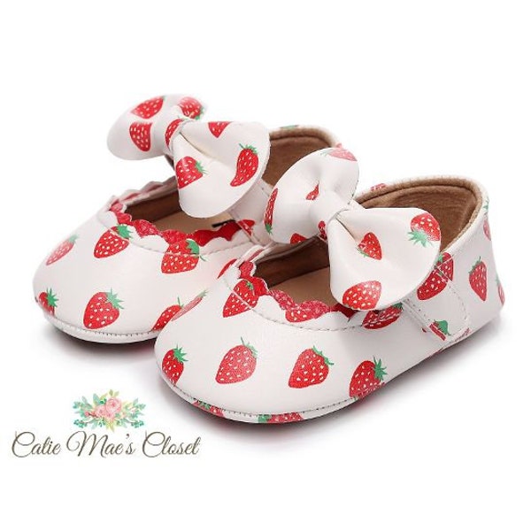 Strawberry First Birthday Outfit - Strawberry Shoes - Berry First Birthday Outfit - Sweet One Strawberry Birthday - Berry Sweet One