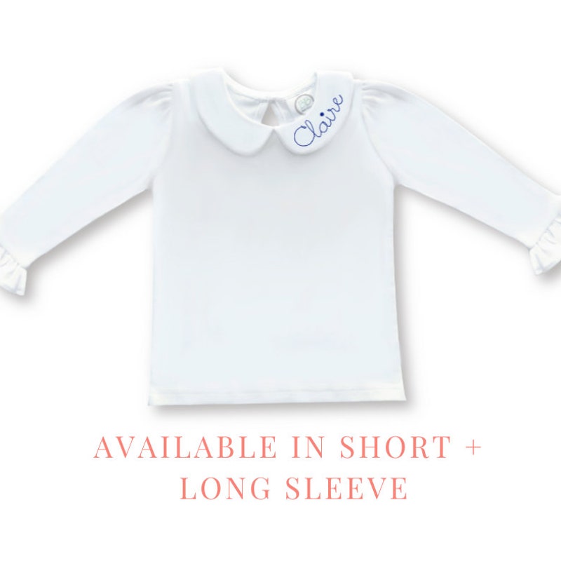 Printed Peter Pan Collar Shirt