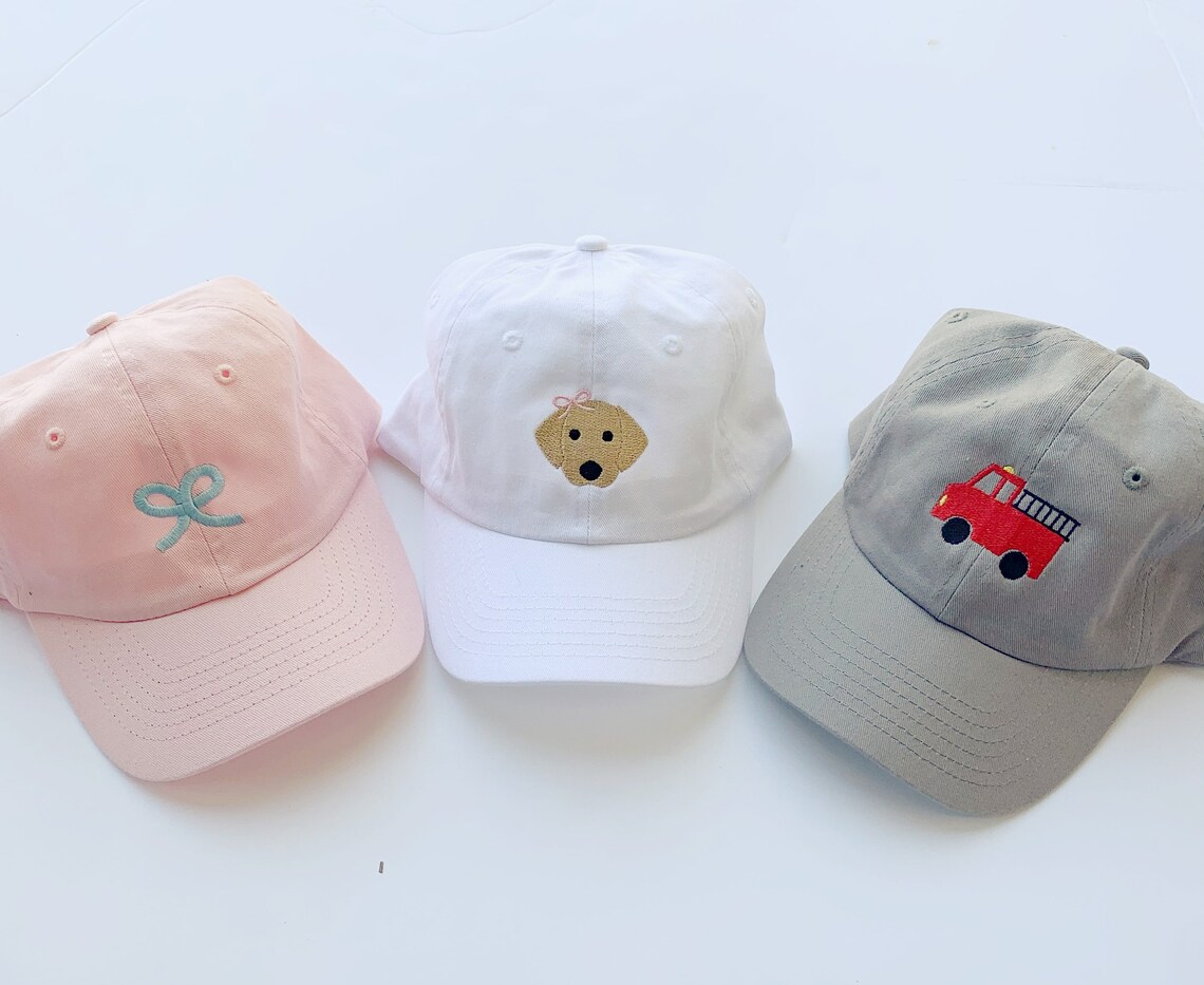 Children's Embroidered Baseball Cap Custom Hat for Kids | Etsy