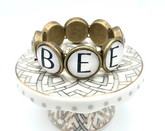 Bee Buzz Round Bracelet. For the Bee Lovers!