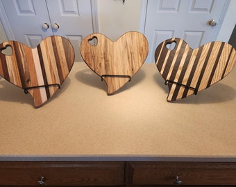 Heart shaped cutting / serving board