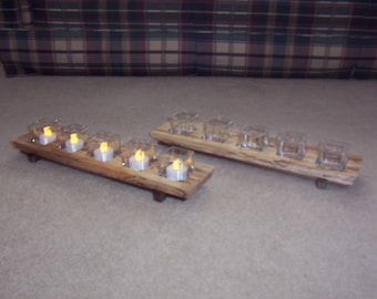 Square Votive Holder Centerpiece or Mantlepiece