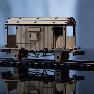 Railway Brake Wagon Laser Cut Pattern DXF Digital Download