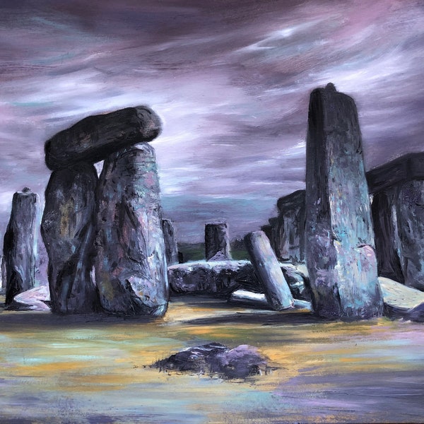 MIDSUMMER SOLSTICE • Stonehenge | Standing Stones/Megalith/Stone Circle/Pagan/Druid | Recycled Art Card | A5