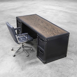 Adams Desk | Modern Industrial | Homework | Vintage Office | Retro | Mid-century