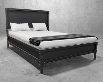 Slate SR-LF -  Modern Industrial Bed