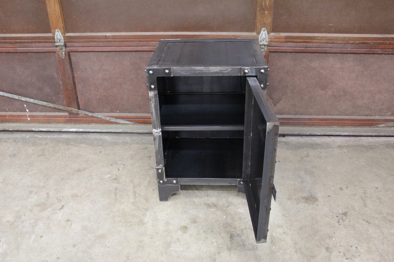 Metallschrank Vintage Nachttisch Schließfach Brust | Etsy