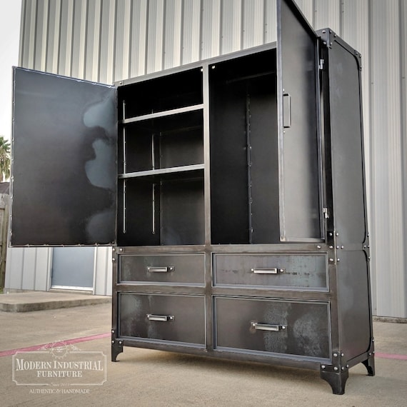 Vintage industrial wardrobe deals