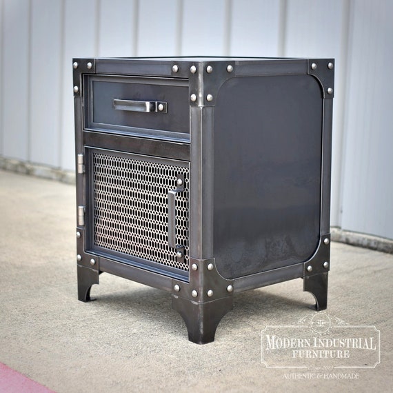 Metal night stand discount