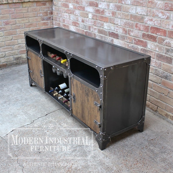 Modernes Industriekabinett Credenza Bar Storage Liquor