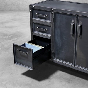 The Centec Storage Cabinet Modern Industrial Furniture File Cabinet Office Sideboard image 4