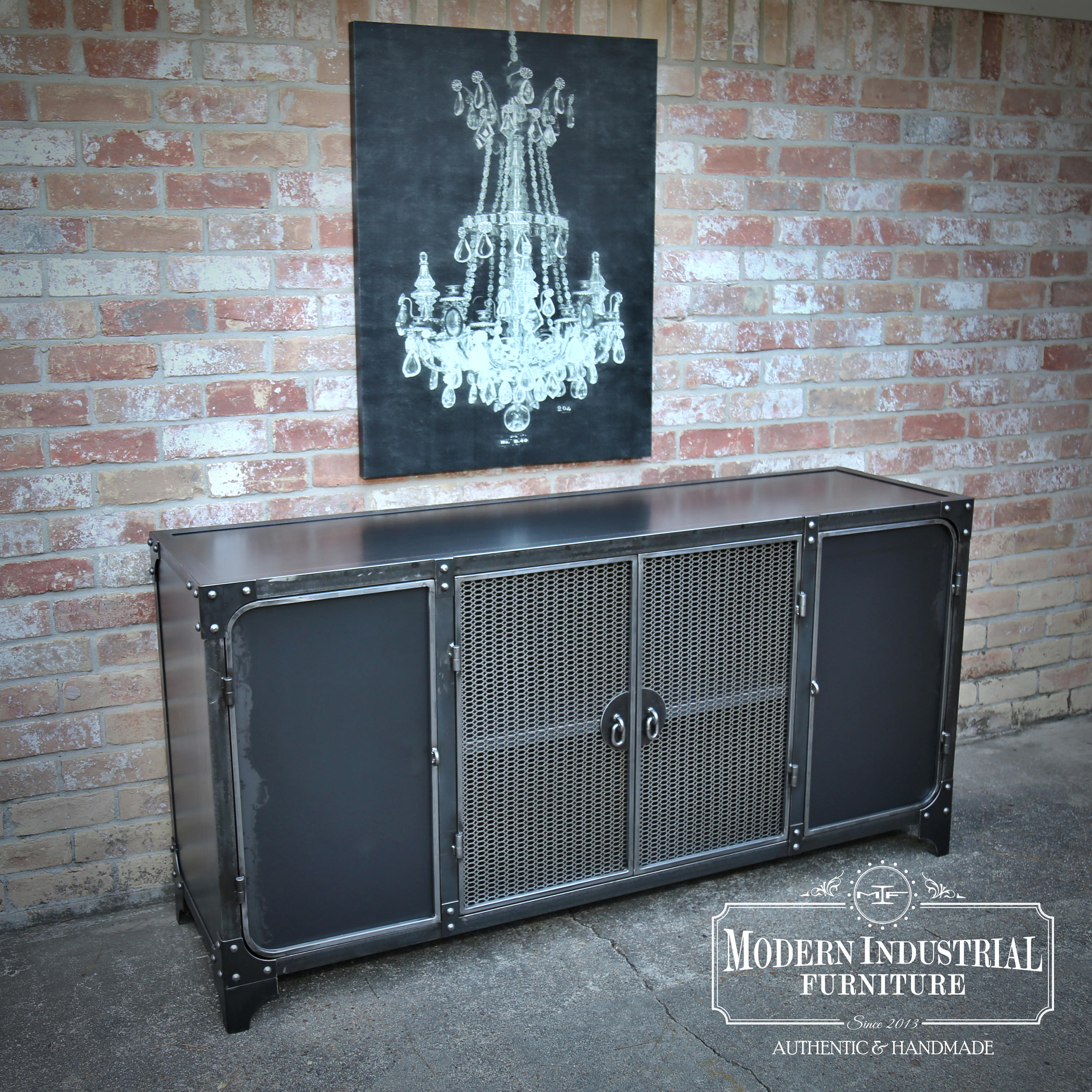 Industrial Liquor Bar Sideboard Steel Buffet Etsy